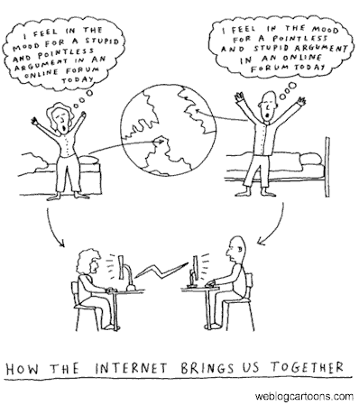 Forum Cartoon from weblogcartoons.com