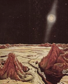 Chesley Bonestell's "Surface of Mercury"